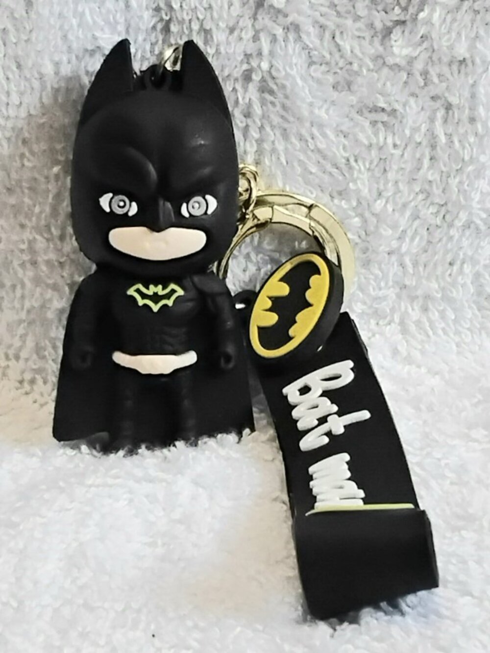 2/$20 3D Silicone Batman Keychain made of Very Durable Rubber!!